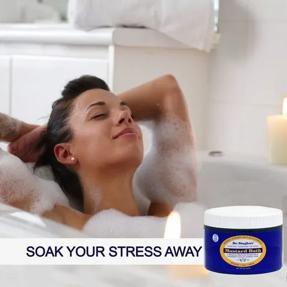 Therapeutic Bath Detox For Relaxation And Muscle Relief, With Mustard Bath Salt